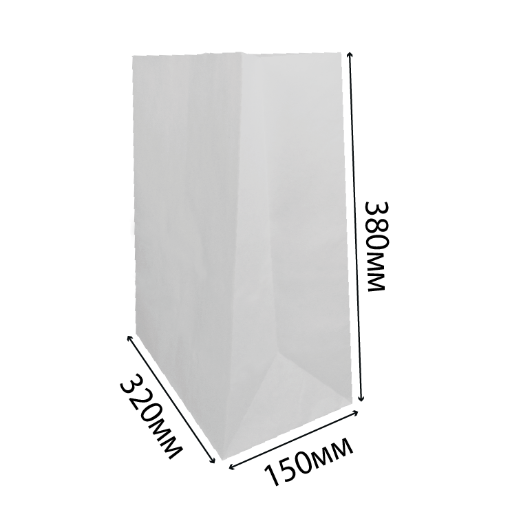 Бумажный пакет белый